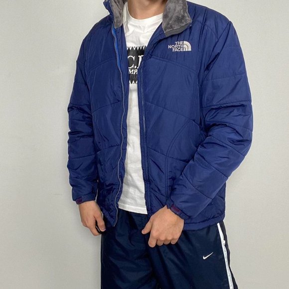 The North Face Excelloft Padded Jacket Navy Large. - Picture 2 of 4